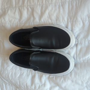 Vans | Slip-On Leather Sneakers | 7.5